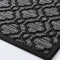 KSP Tufted Rubber Backed 'Trellis' Doormat (Grey)