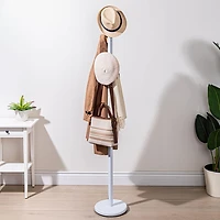 KSP Regent Coat Rack (Wood/White)