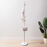 KSP Regent Coat Rack (Wood/White)