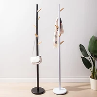 KSP Regent Coat Rack (Wood/White)