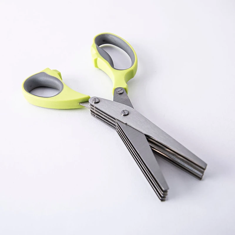KSP Trio 'Soft Grip' Multi Purpose Scissors - Set of 3 (Green)