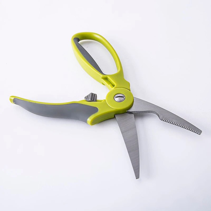 KSP Trio 'Soft Grip' Multi Purpose Scissors - Set of 3 (Green)