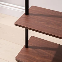 KSP Eatons Clothing & Shoe Rack (Wood/Black)