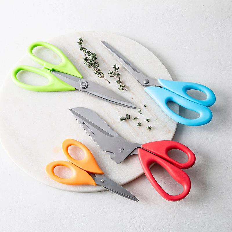KSP Snip-It Multi Purpose Scissors Combo - Set of 4 (Multi Colour)