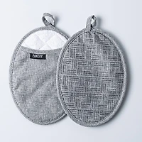 Harman Pantry Chambray Cotton Pot Holder