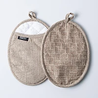 Harman Pantry Chambray Cotton Pot Holder