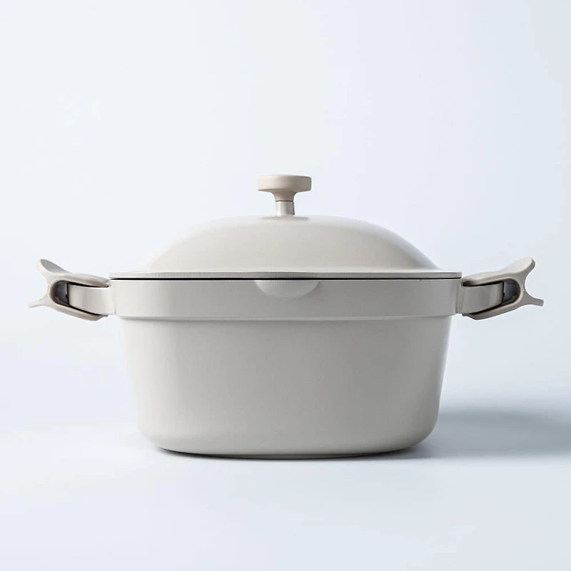 One-Pan Quadra Dutch Oven with Lid 24 Cm / 4.9 L (Cream)