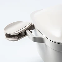 One-Pan Quadra Dutch Oven with Lid 24 Cm / 4.9 L (Cream)