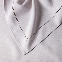 Harman Hemstitch Polyester Tablecloth 60"x90" (Light Grey)