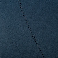 Harman Hemstitch Polyester Tablecloth 70" Round (Navy)
