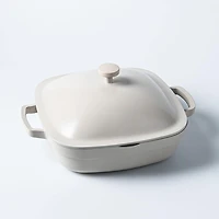 One-Pan Quadra Low Casserole with Lid 26 Cm / 3.8 L (Cream)