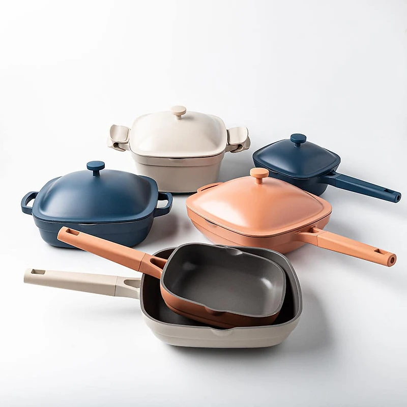 One-Pan Quadra Low Casserole with Lid 26 Cm / 3.8 L (Cream)