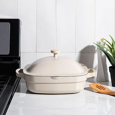 KSP One-Pan Low Casserole with Lid (Cream)