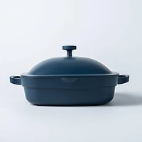 One-Pan Quadra Low Casserole with Lid 26 Cm / 3.8 L (Blue Salt)
