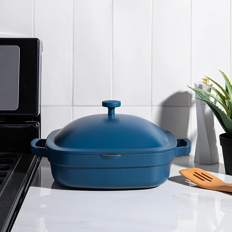 KSP One-Pan Low Casserole with Lid (Blue Salt)