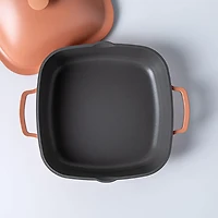 One-Pan Quadra Low Casserole with Lid 26 Cm / 3.8 L (Spice)