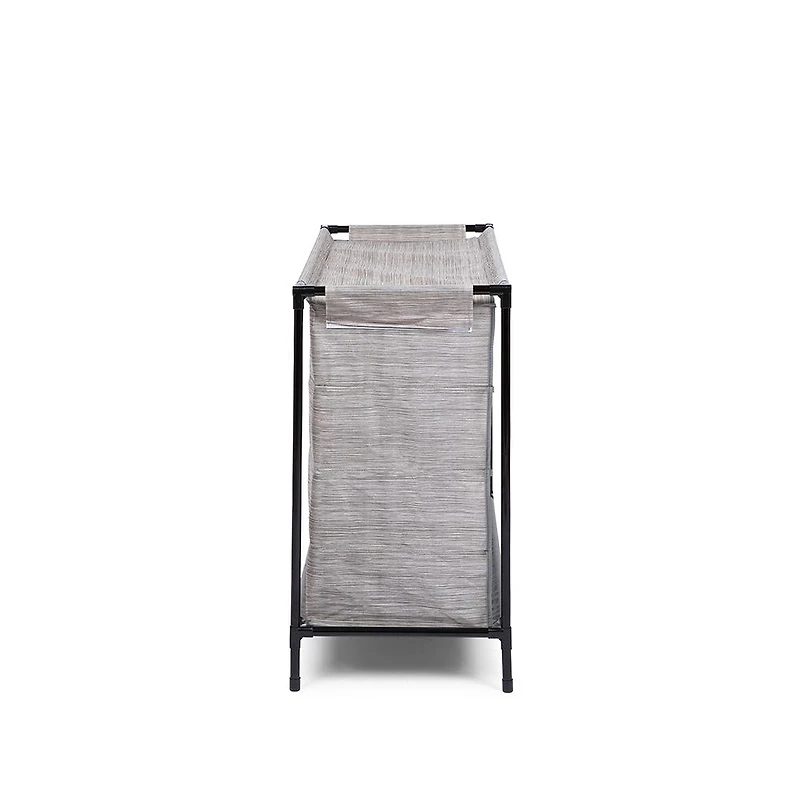 KSP Softstor 'Linen Look' Fabric Shoe Cabinet (Grey)
