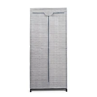 KSP Softstor 'Linen Look' Fabric Wardrobe (Grey)