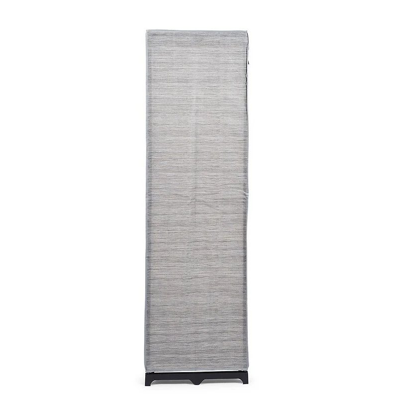 KSP Softstor 'Linen Look' Fabric Wardrobe (Grey)