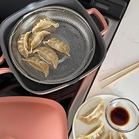 One-Pan Quadra Deep Fry Pan-W Steamer 10in 26 Cm / 3.7 L (Spice)