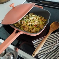 One-Pan Quadra Deep Fry Pan-W Steamer 10in 26 Cm / 3.7 L (Spice)