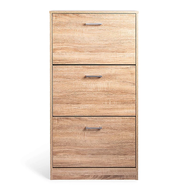 KSP Toby Shoe Cabinet 3-Drawer (Natural)