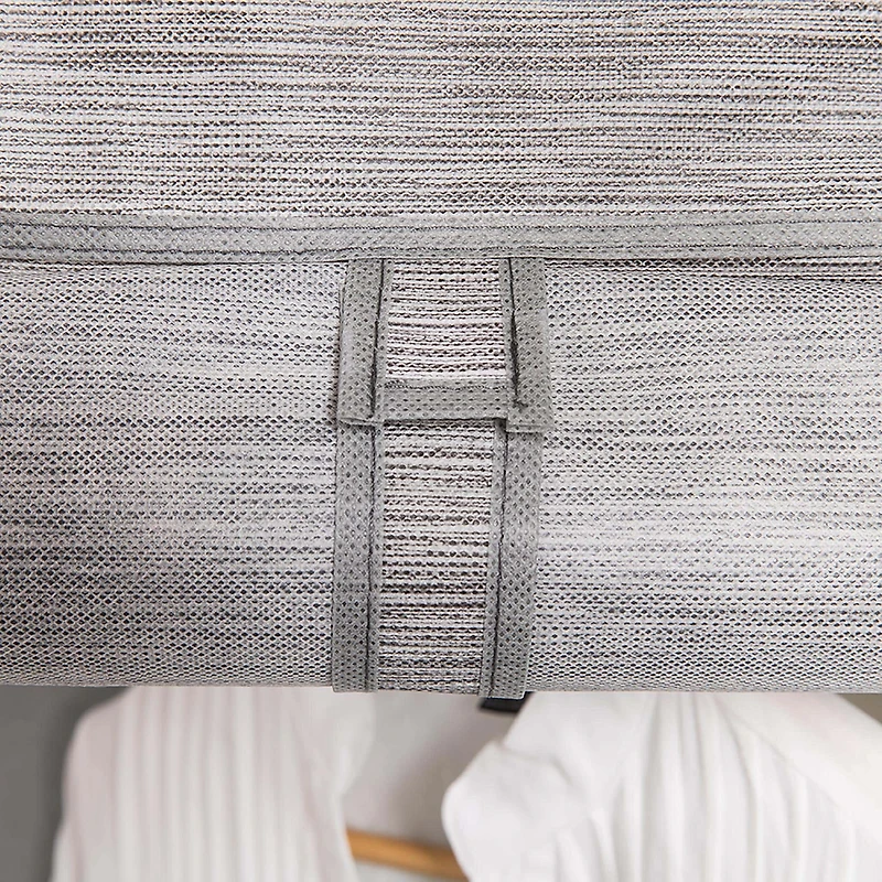 KSP Softstor 'Linen Look' Fabric Wardrobe (Grey)