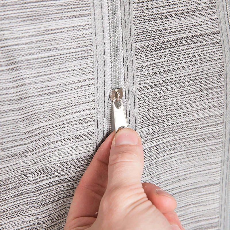 KSP Softstor 'Linen Look' Fabric Wardrobe (Grey)