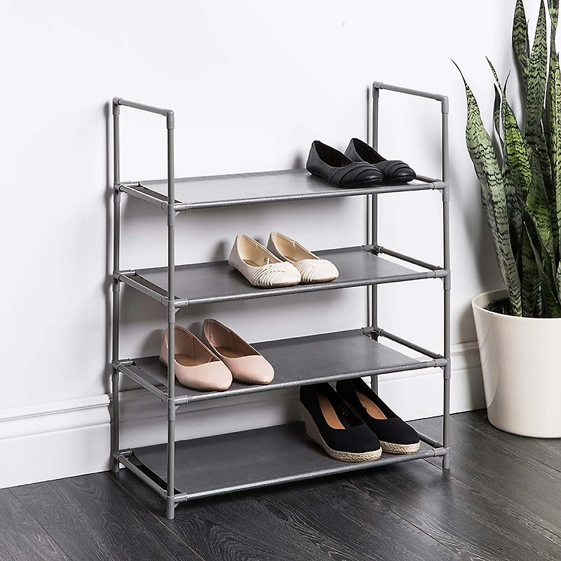 KSP Plateau Fabric Shoe Rack -Level (Grey
