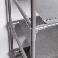 KSP Plateau Fabric Shoe Rack -Level (Grey