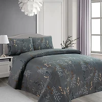 Home Aesthetics Luxury 4 Pc Sheet Set  (Queen)