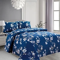 Home Aesthetics Luxury 4 Pc Sheet Set  (Queen)