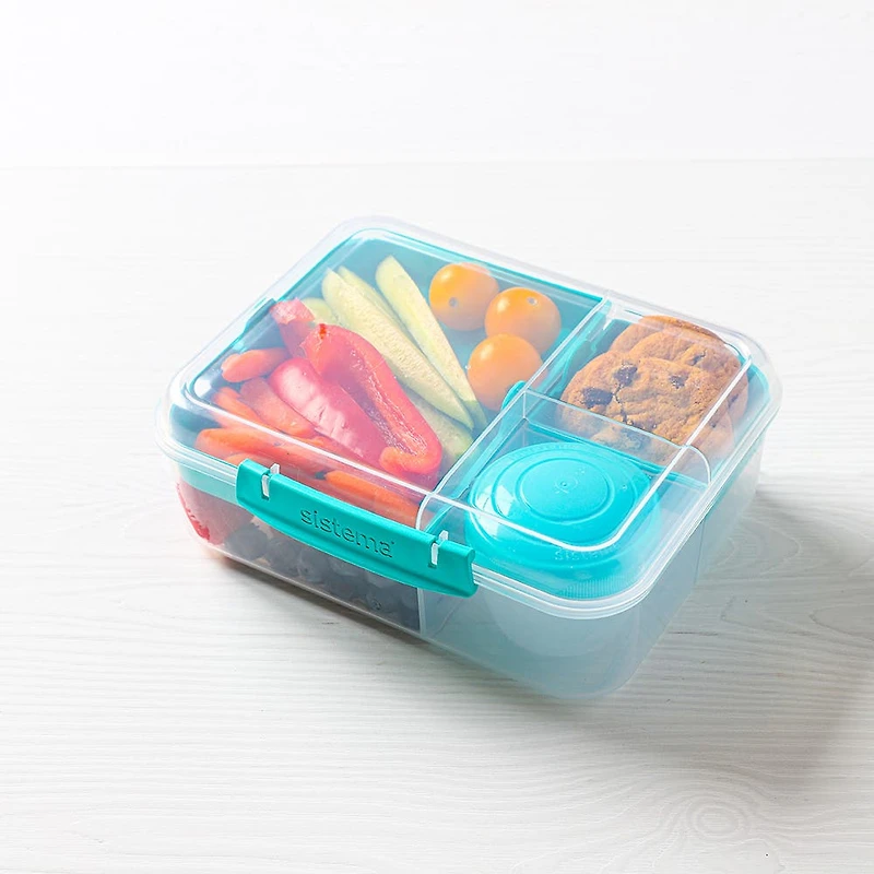 Sistema Klip It To-Go Rectangle Bento-Style Lunch Box