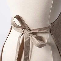 Harman Pantry Chambray Adjustable Apron (Tan)