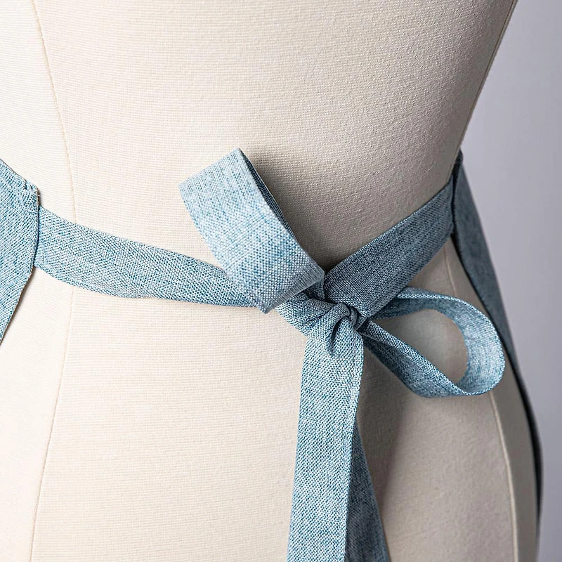Harman Pantry Chambray Adjustable Apron (Blue)