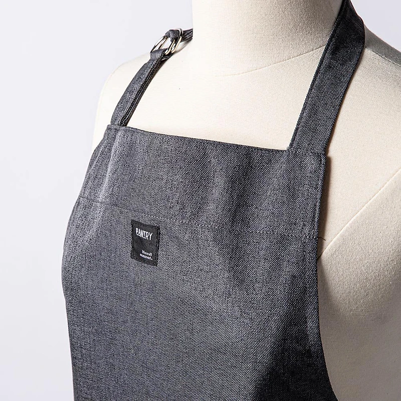 Harman Pantry Chambray Adjustable Apron (Charcoal)