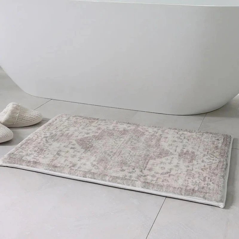 Harman Cilantro 'Cali' Memory Foam Bath Mat (Beige)