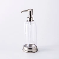KSP Ashbury Acrylic Soap Pump (Nickel)
