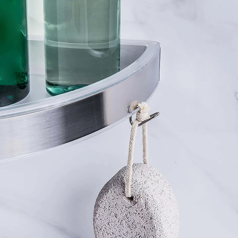 KSP Aluminum 'Clara' Tension Bathtub Corner Shelf