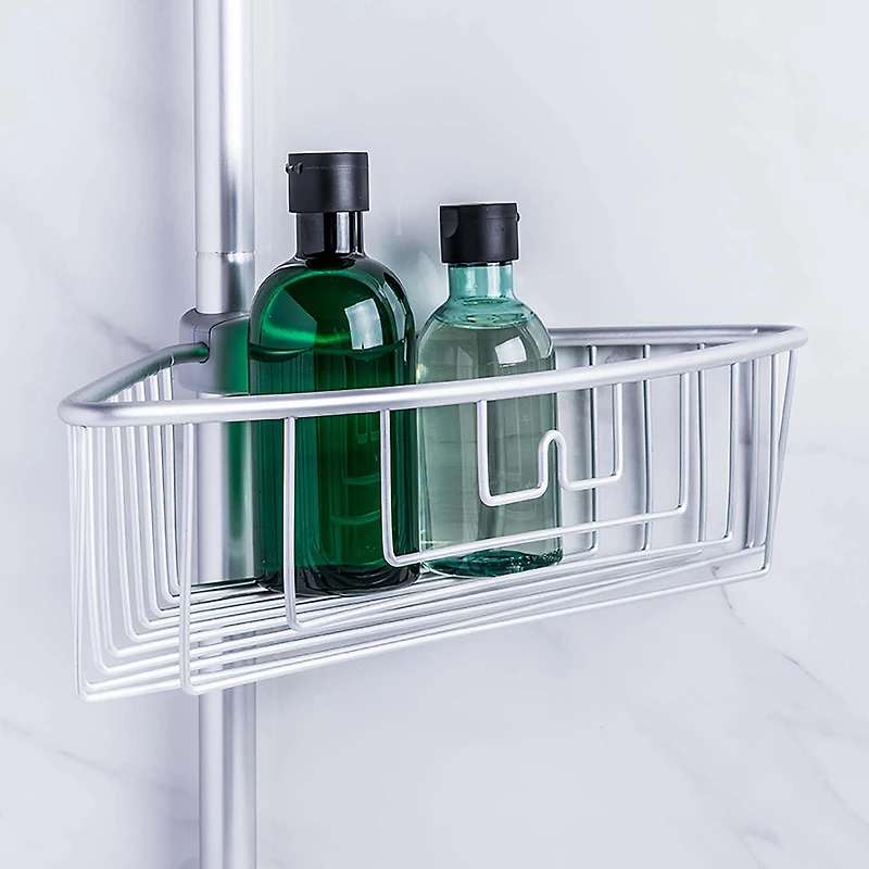 KSP Aluminum 'Paloma' Tension Bathtub Corner Shelf