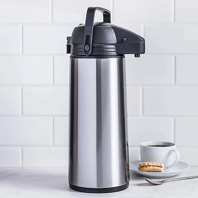 KSP Hilton Insulated Thermal Pump Carafe (Black/Stainless Steel)