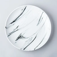 KSP Marble Porcelain Dinner Plate (White/Grey)
