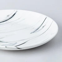 KSP Marble Porcelain Dinner Plate (White/Grey)