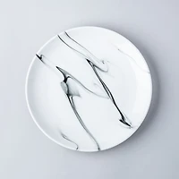 KSP Marble Porcelain Side Plate (White/Grey)