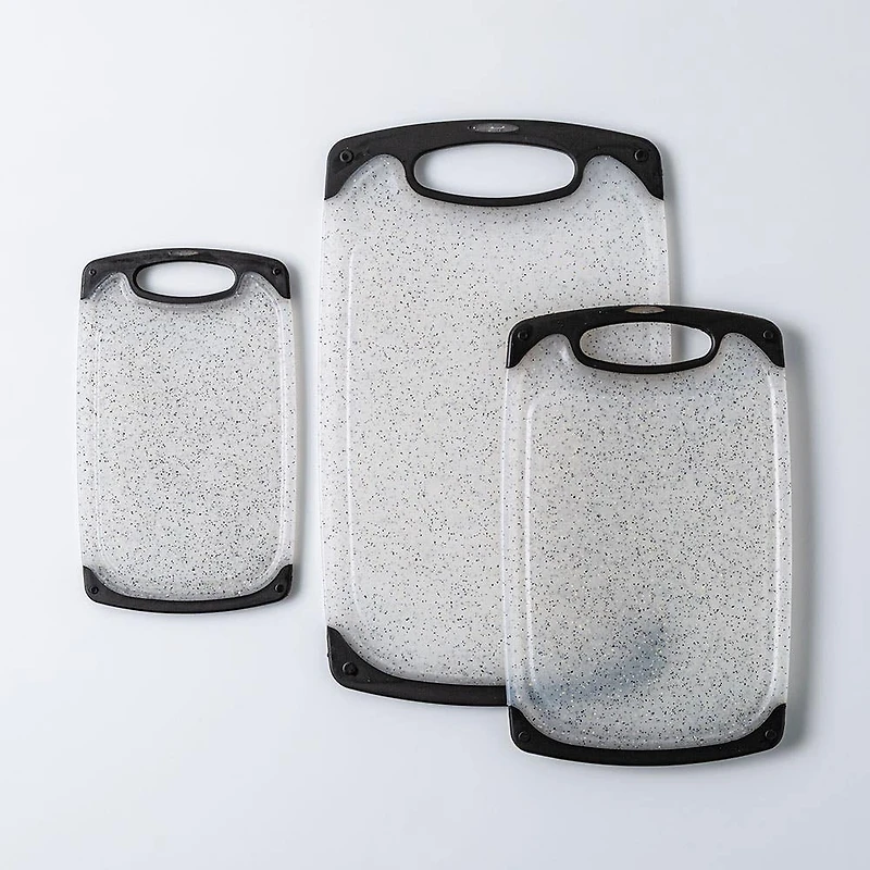 KSP Metro Anti-Skid Granite Poly Cutting Board - Set of 3