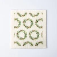 Harman Christmas 'Wreath' Reusable Sponge Cloth