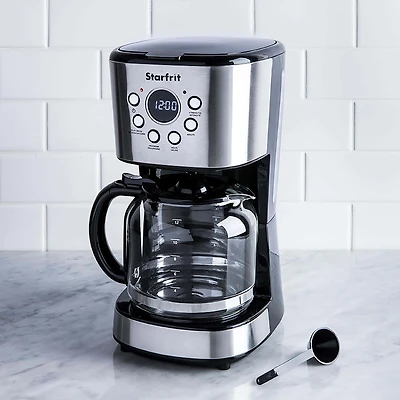 Starfrit Breakfast Collection Programmable 12- Cup Coffee Maker
