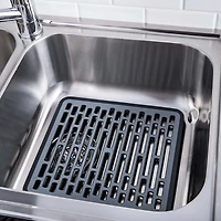 OXO Good Grips Sink Silicone Sink Mat Small (Black/Grey)
