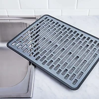 OXO Good Grips Sink Silicone Sink Mat Large (Black/Grey)