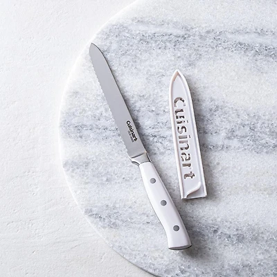 Cuisinart Triple Rivet Serrated Utility Knife (White)